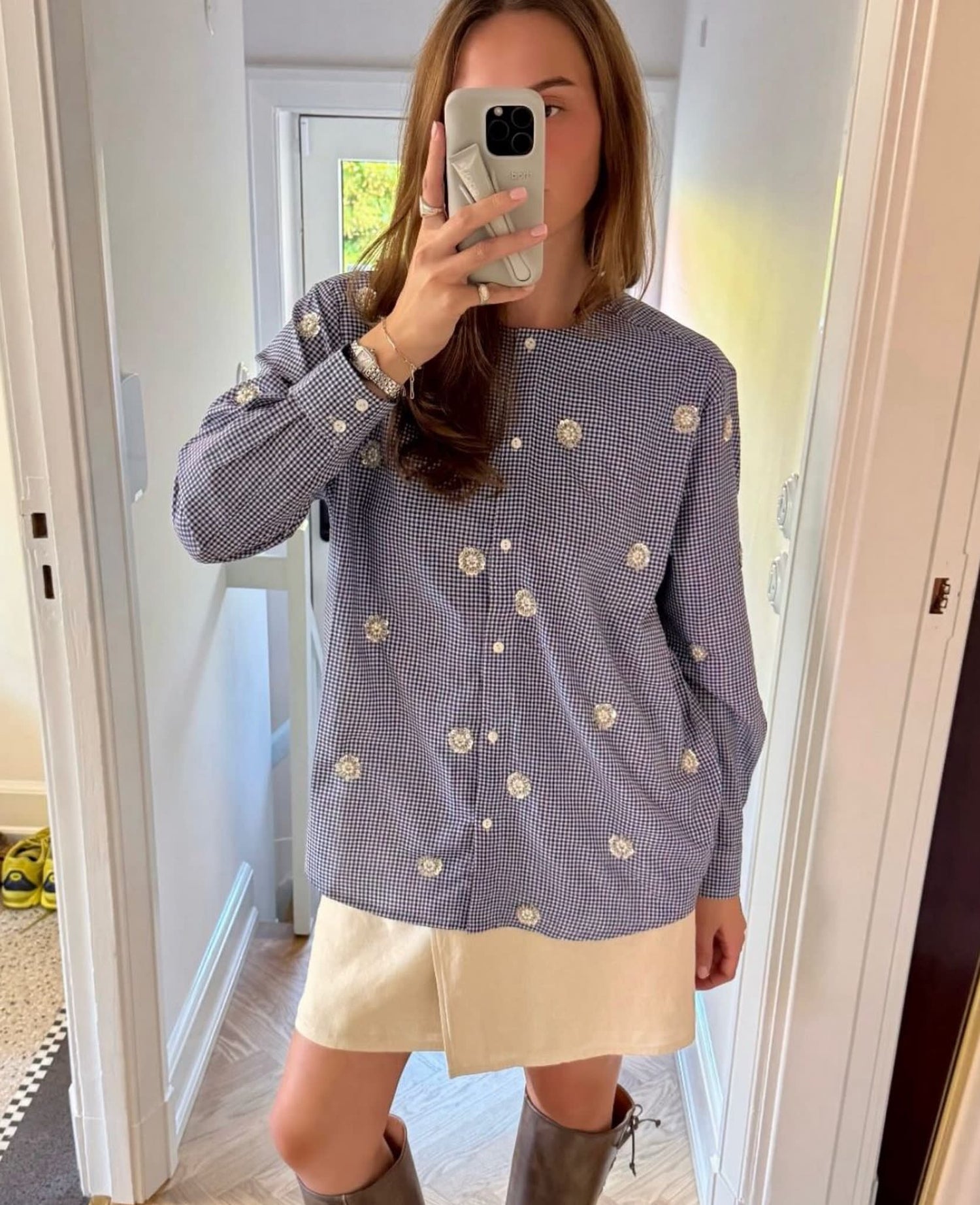 Vanilla Shirt - Blue Checks