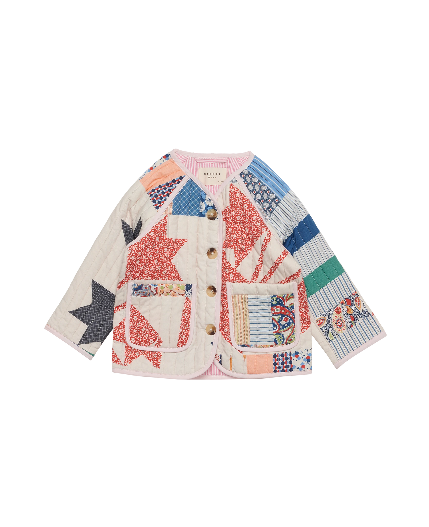 ジャケット・ブルゾン SISSEL EDELBO Vega MINI Jacket 3-4y Vega MINI Jacket - Flower Patchwork – SISSEL EDELBO