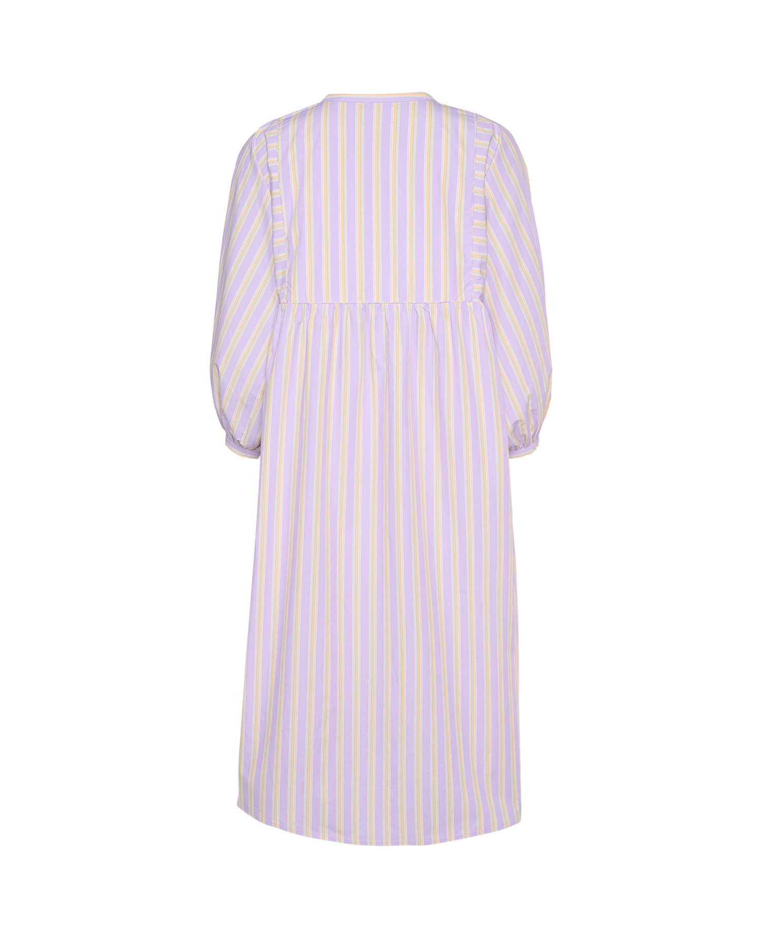 Vera Dress - Lavender Stripes