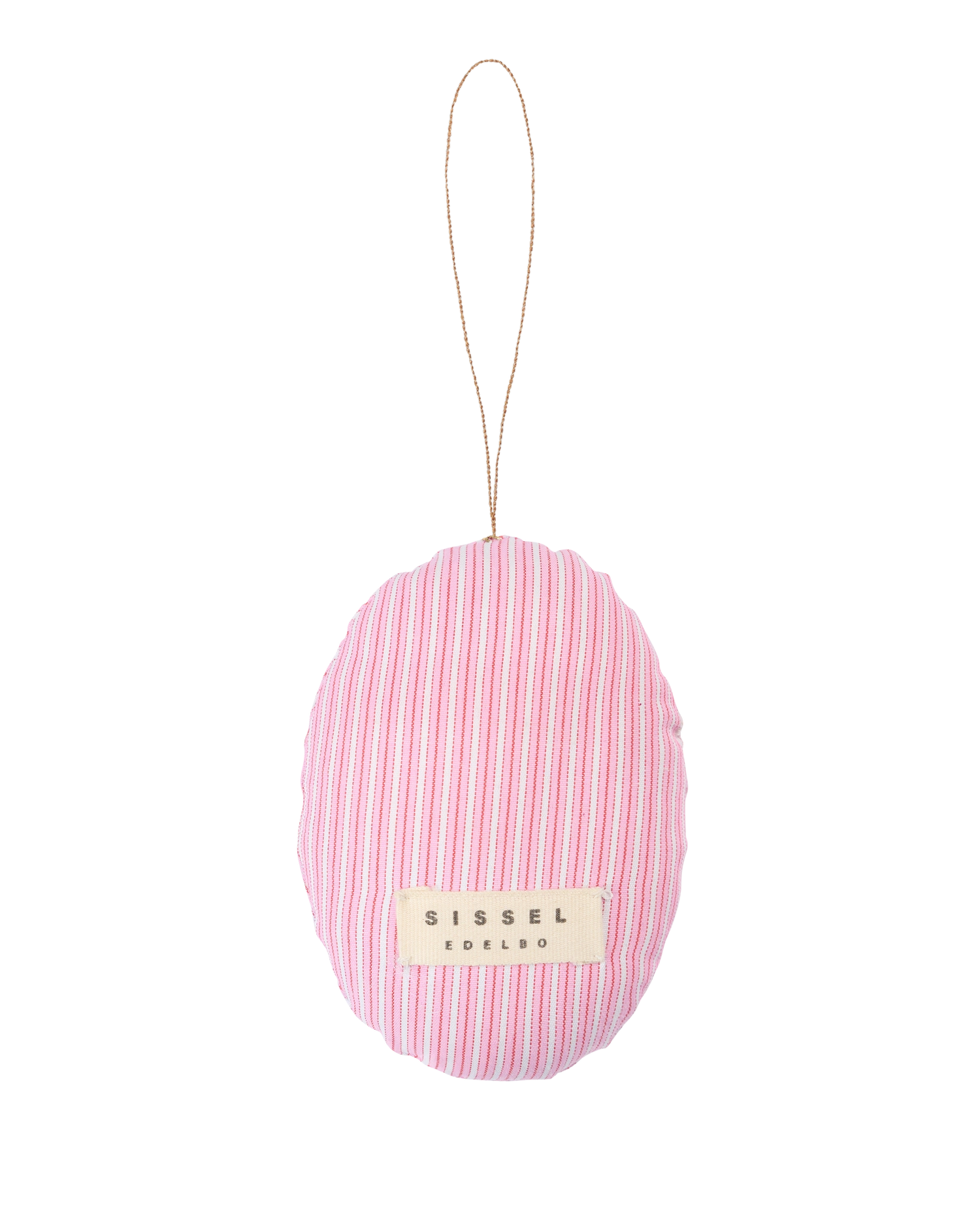 Vera Easter Egg Ornament - Dot Pink