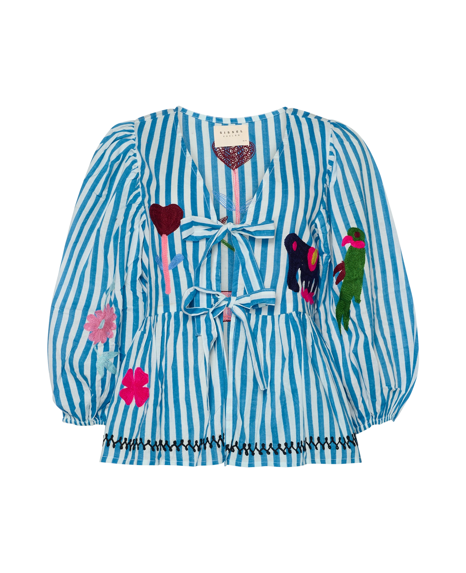 Vilja Top - Blue Stripes