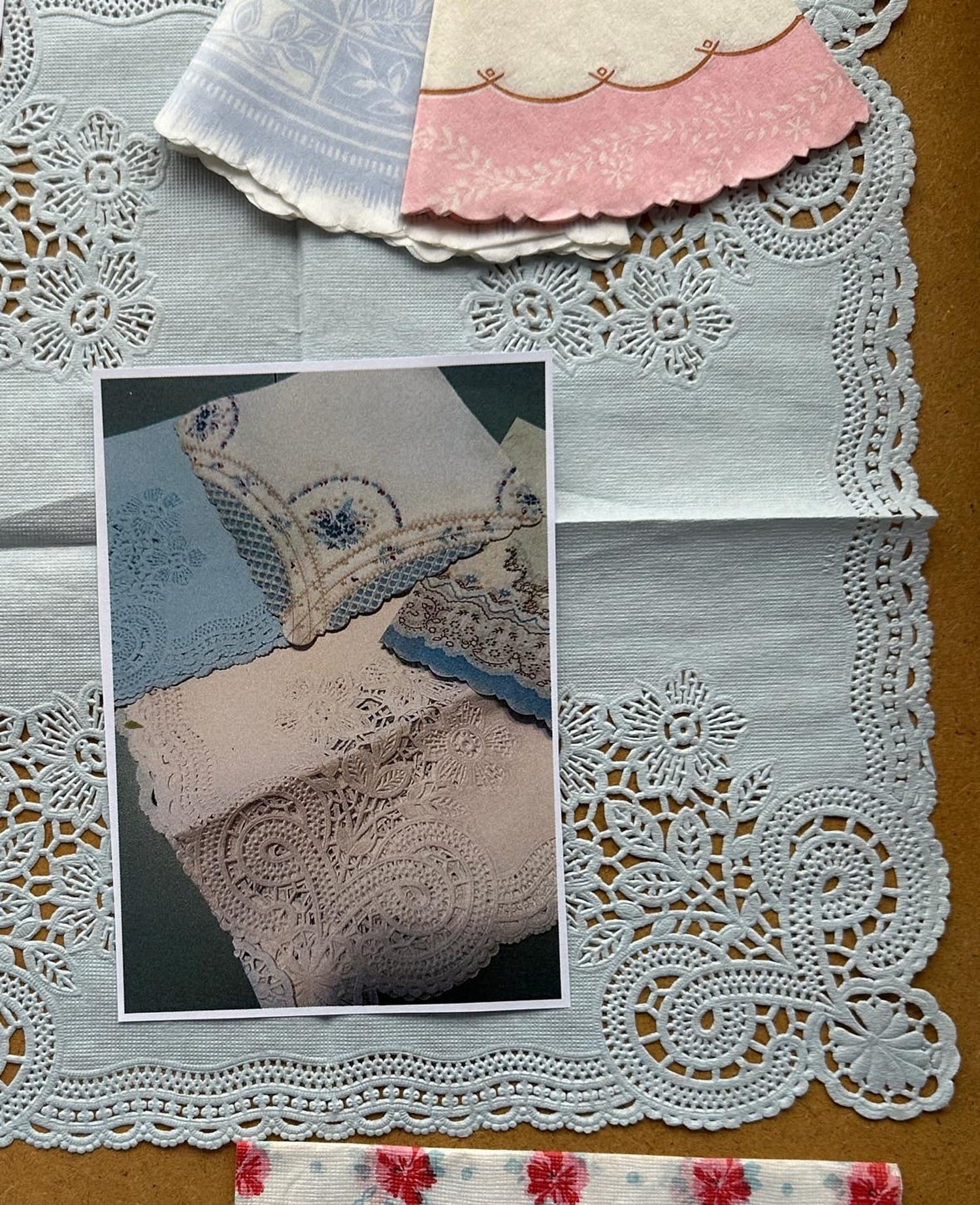 Vinca Skirt - Vintage Napkins