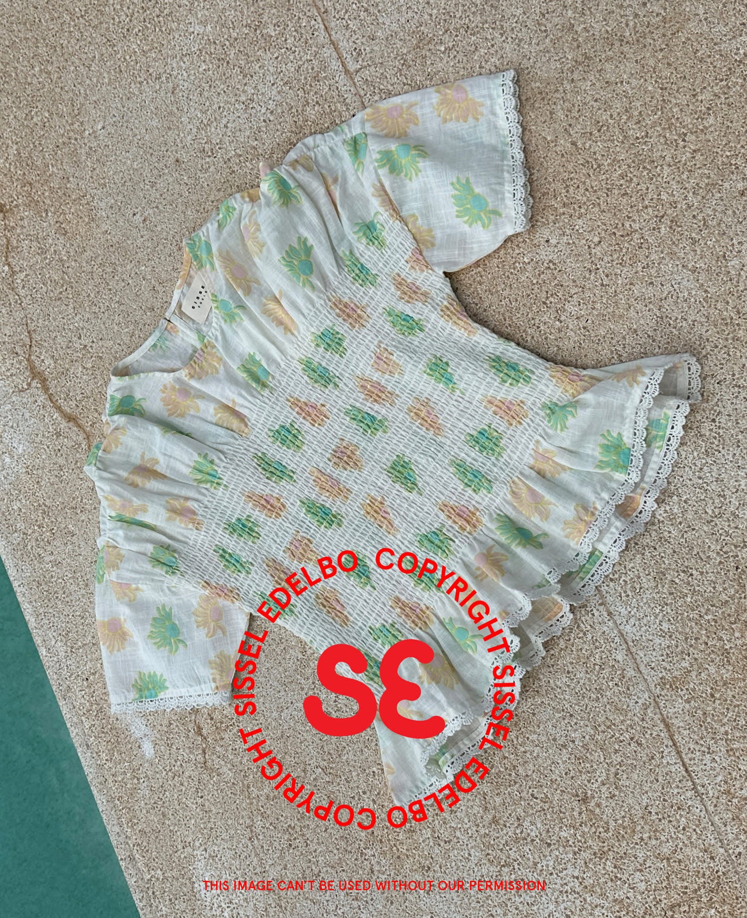 Vincenta Top - Pastel Sun