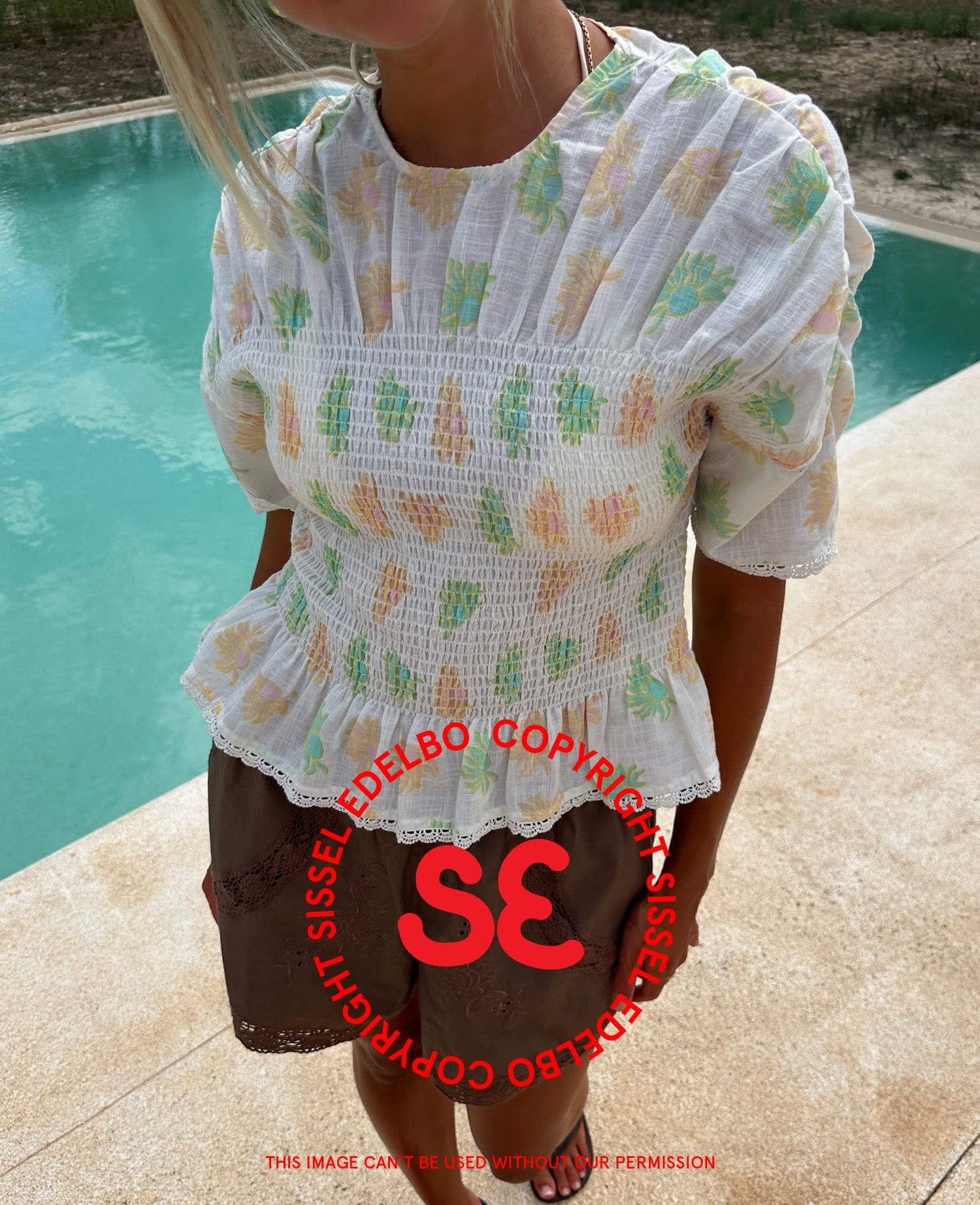 Vincenta Top - Pastel Sun