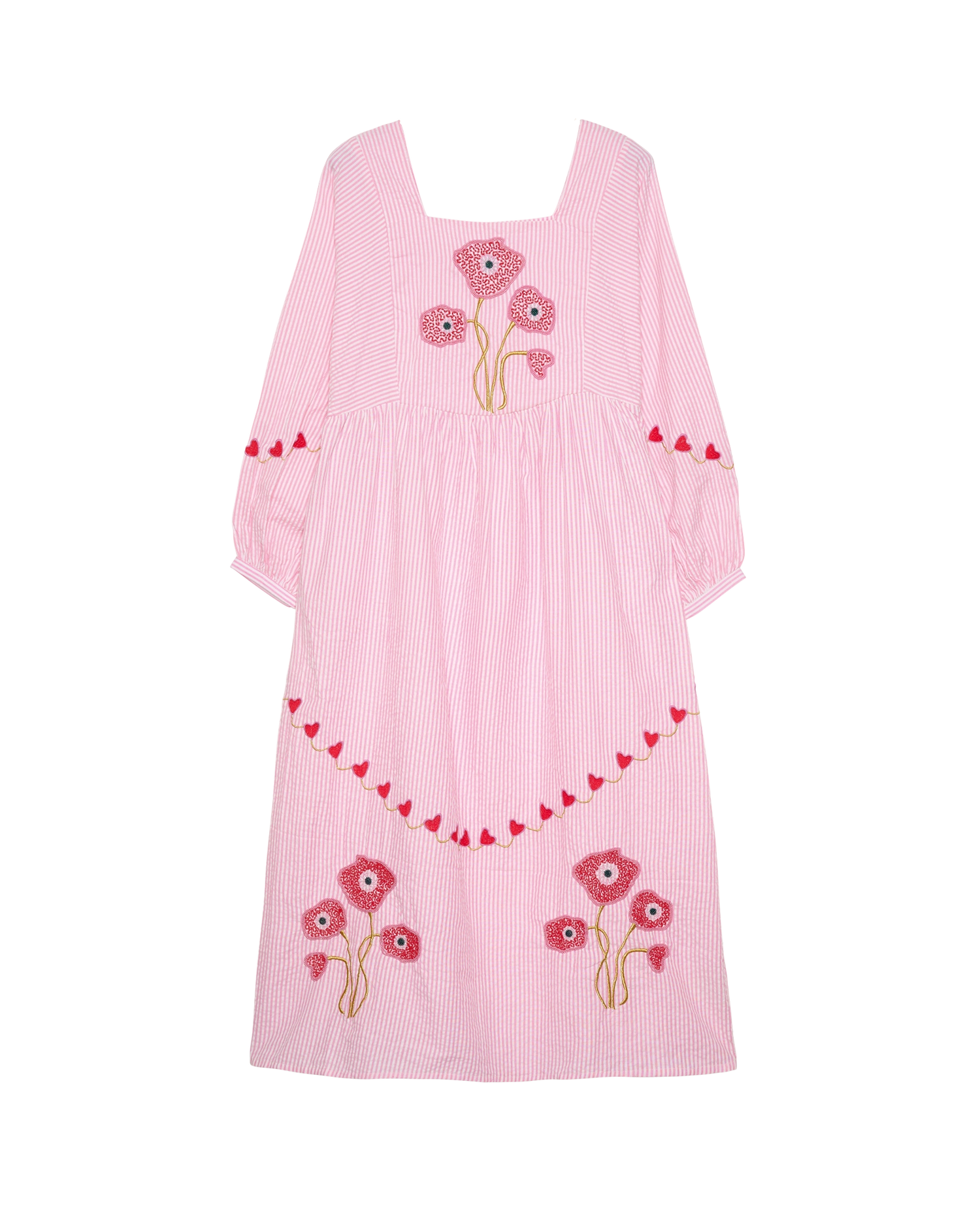 Wenke Dress - Pink Stripes