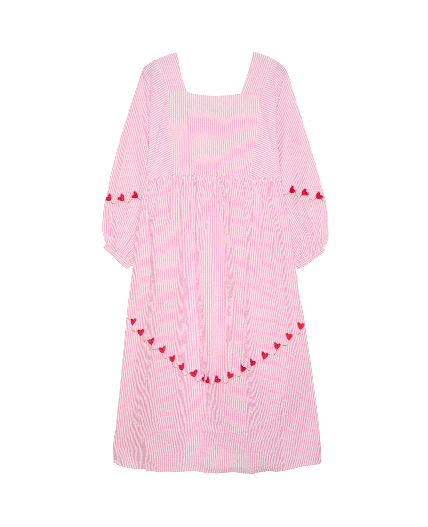 Wenke Dress - Pink Stripes
