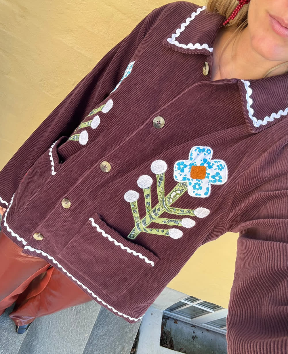 Twiggy Jacket - Eggplant