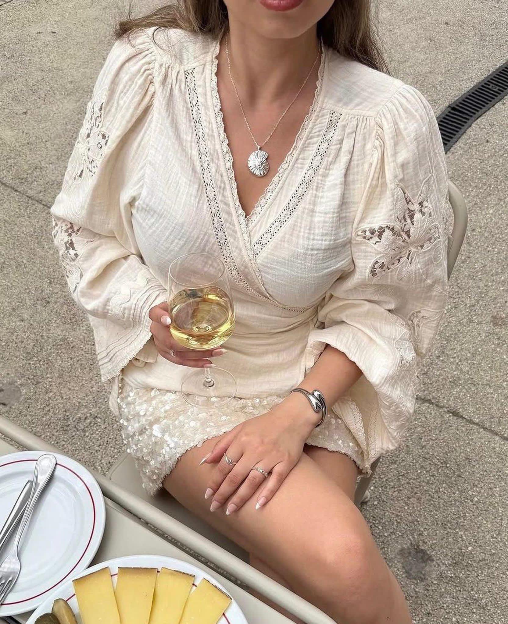 Winfrey Wrap Top - Off White – SISSEL EDELBO