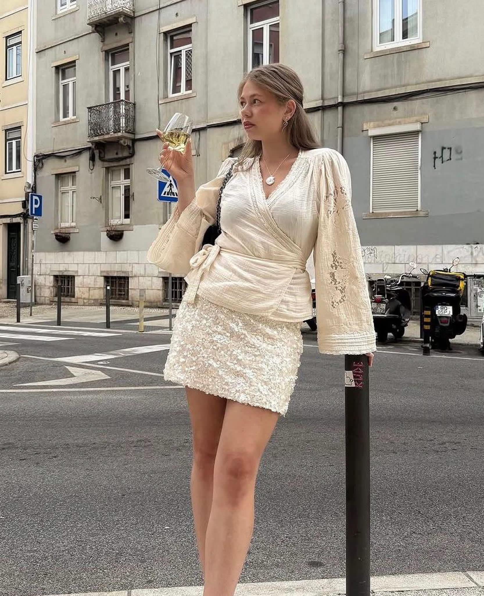 Winfrey Wrap Top - Off White – SISSEL EDELBO