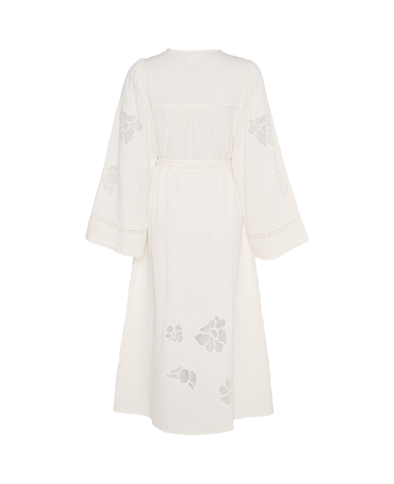 Winfrey Wrap Dress - Ecru