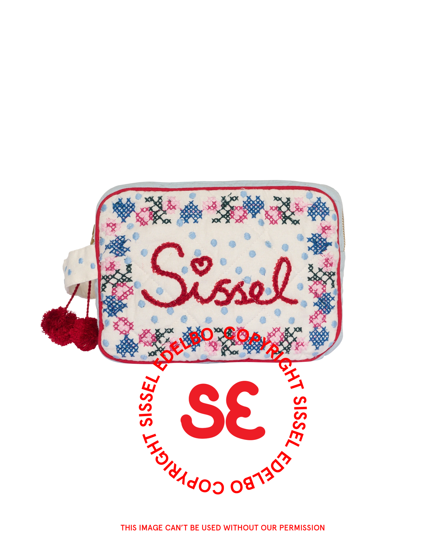 Yara Cosmetic Bag - Baby Blue