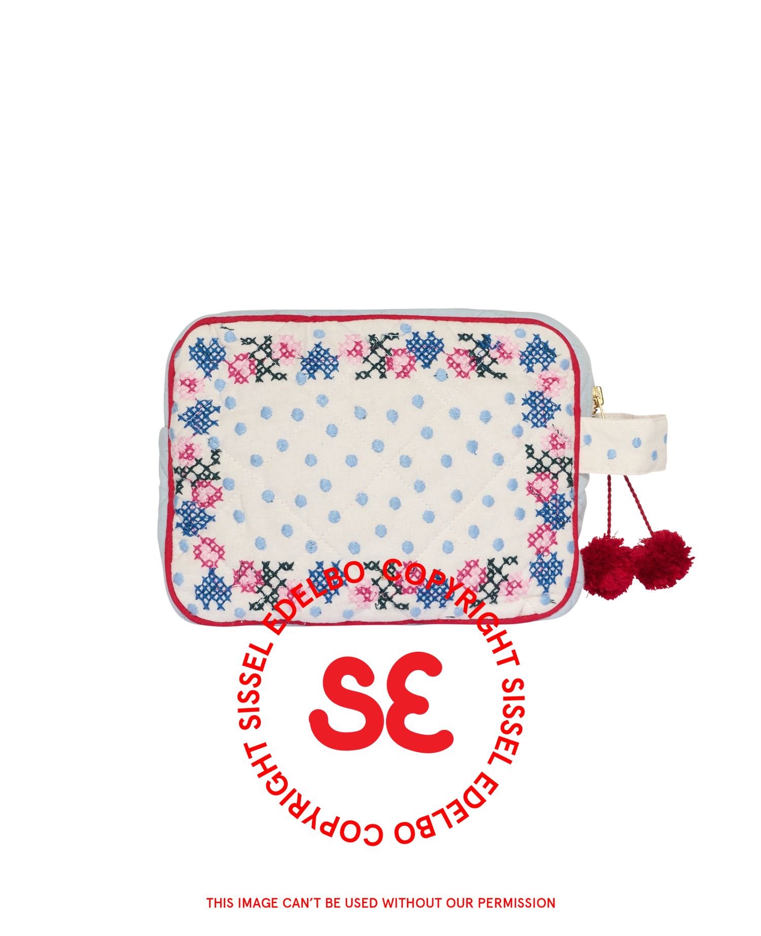 Yara Cosmetic Bag - Baby Blue