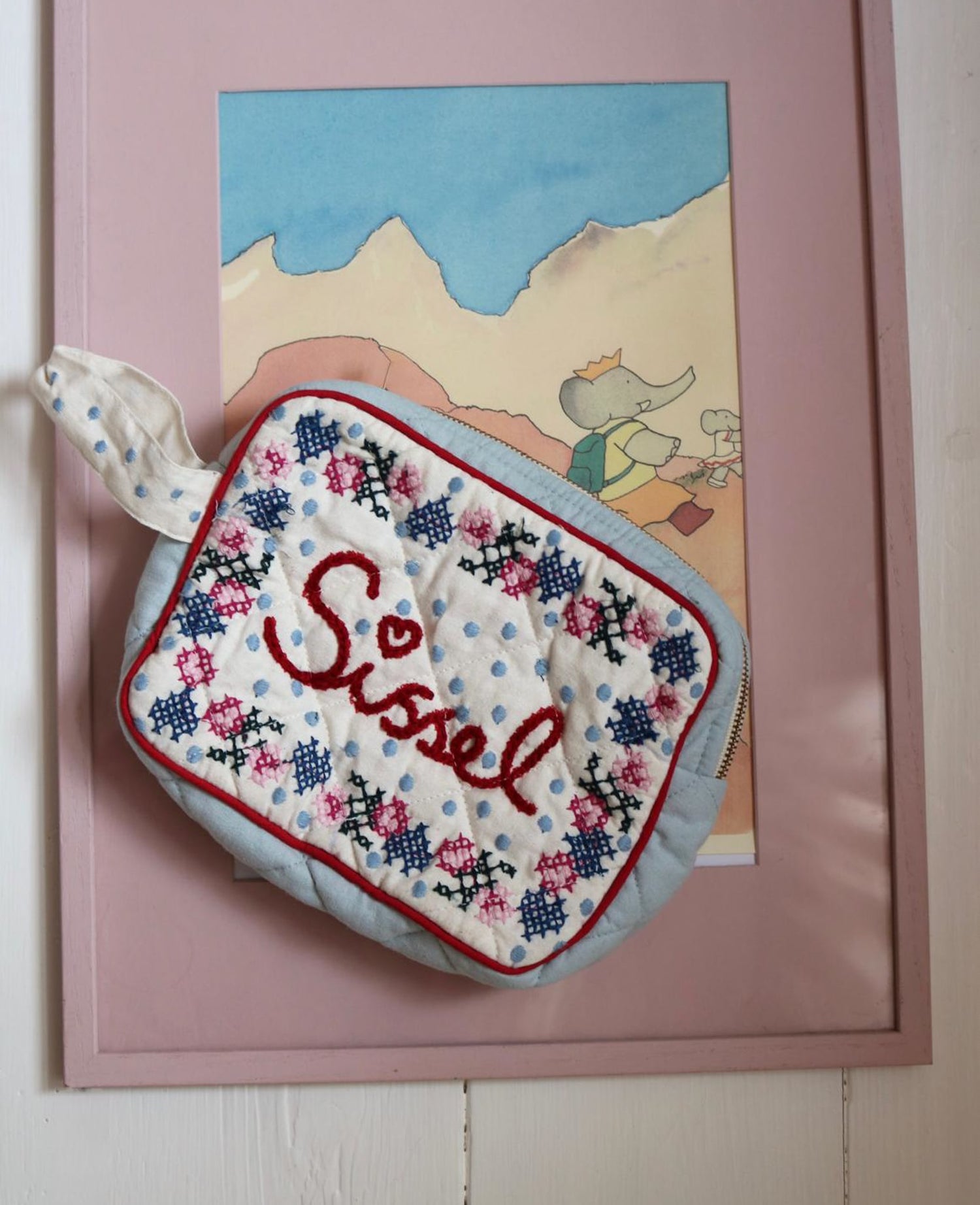 Yara Cosmetic Bag - Baby Blue