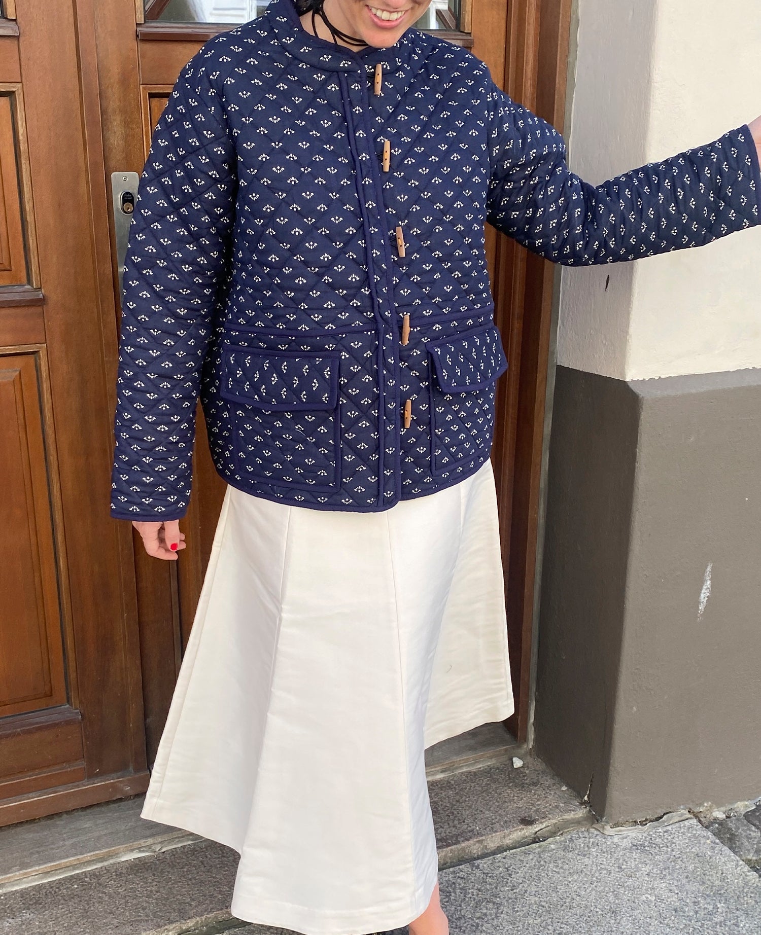 Adriane Jacket - Navy Peacock