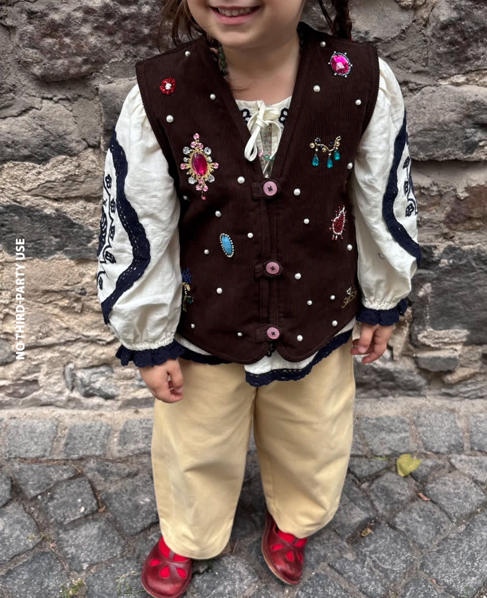 Rita MINI Vest - Brown