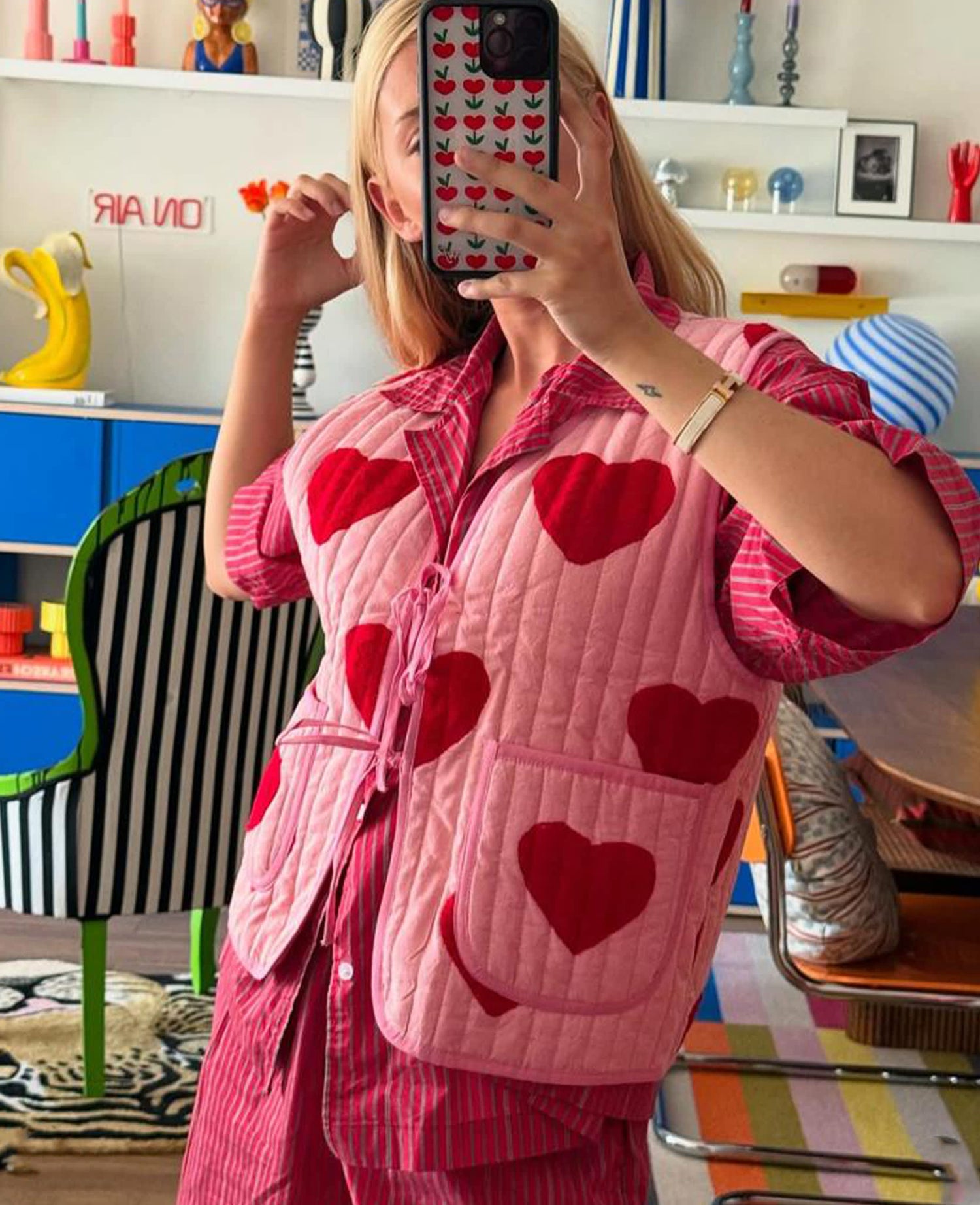 Honey Vest - Red Heart