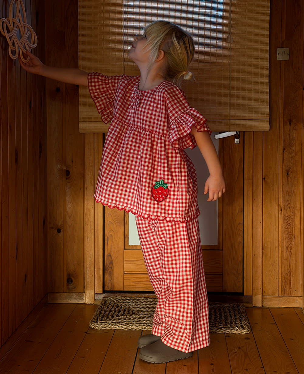 Saxo MINI Pants - Red Checks