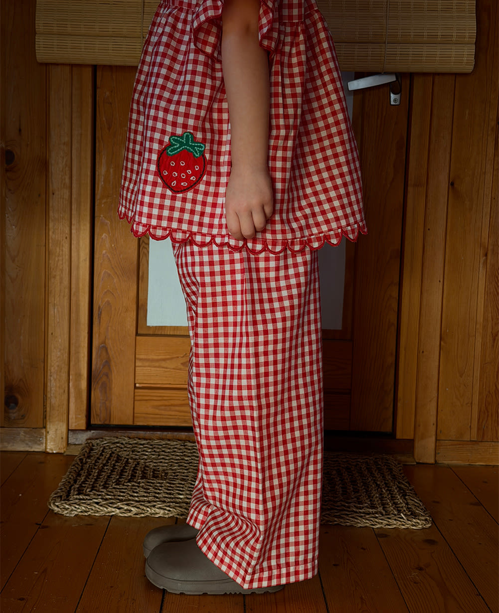 Saxo MINI Pants - Red Checks