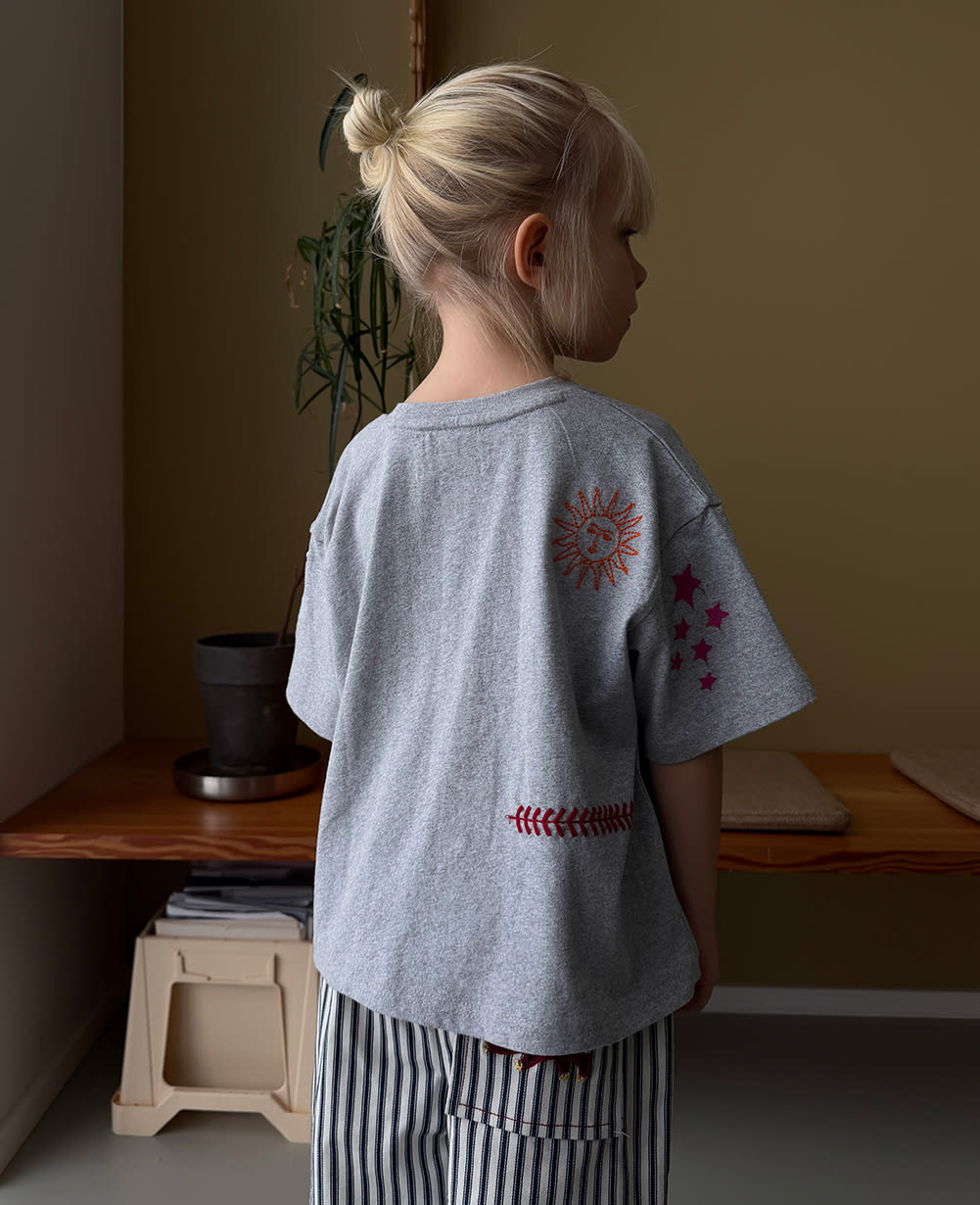 Billie MINI T-shirt - Grey Melange