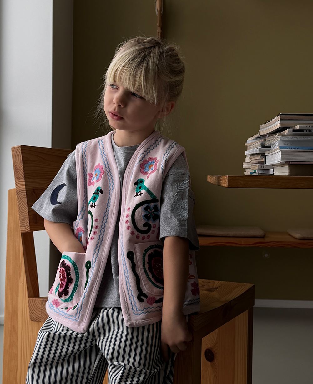 Caia MINI Vest - Rose