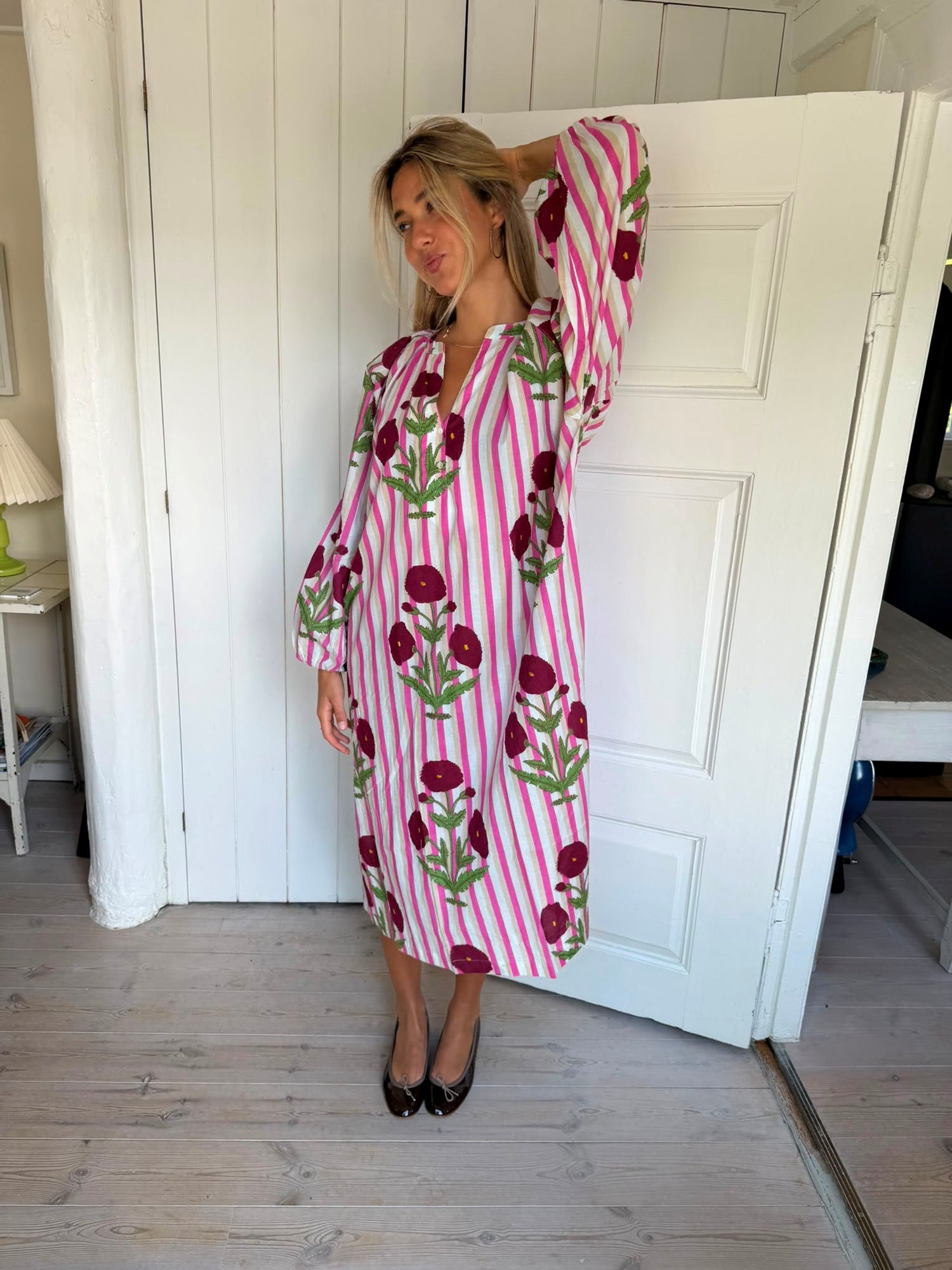 Lara Dress - Poppy Rose