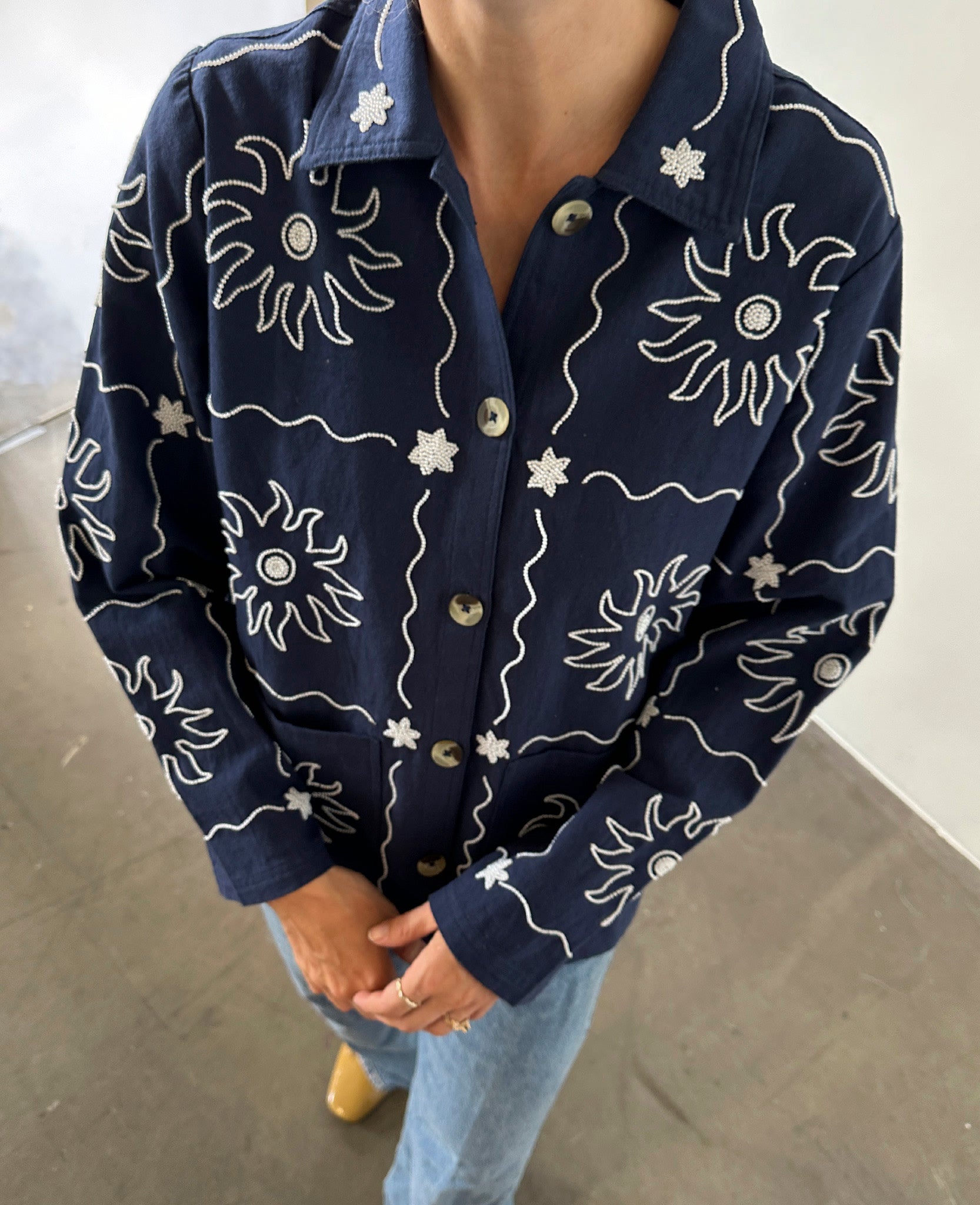 My Jacket - Navy Sun – SISSEL EDELBO