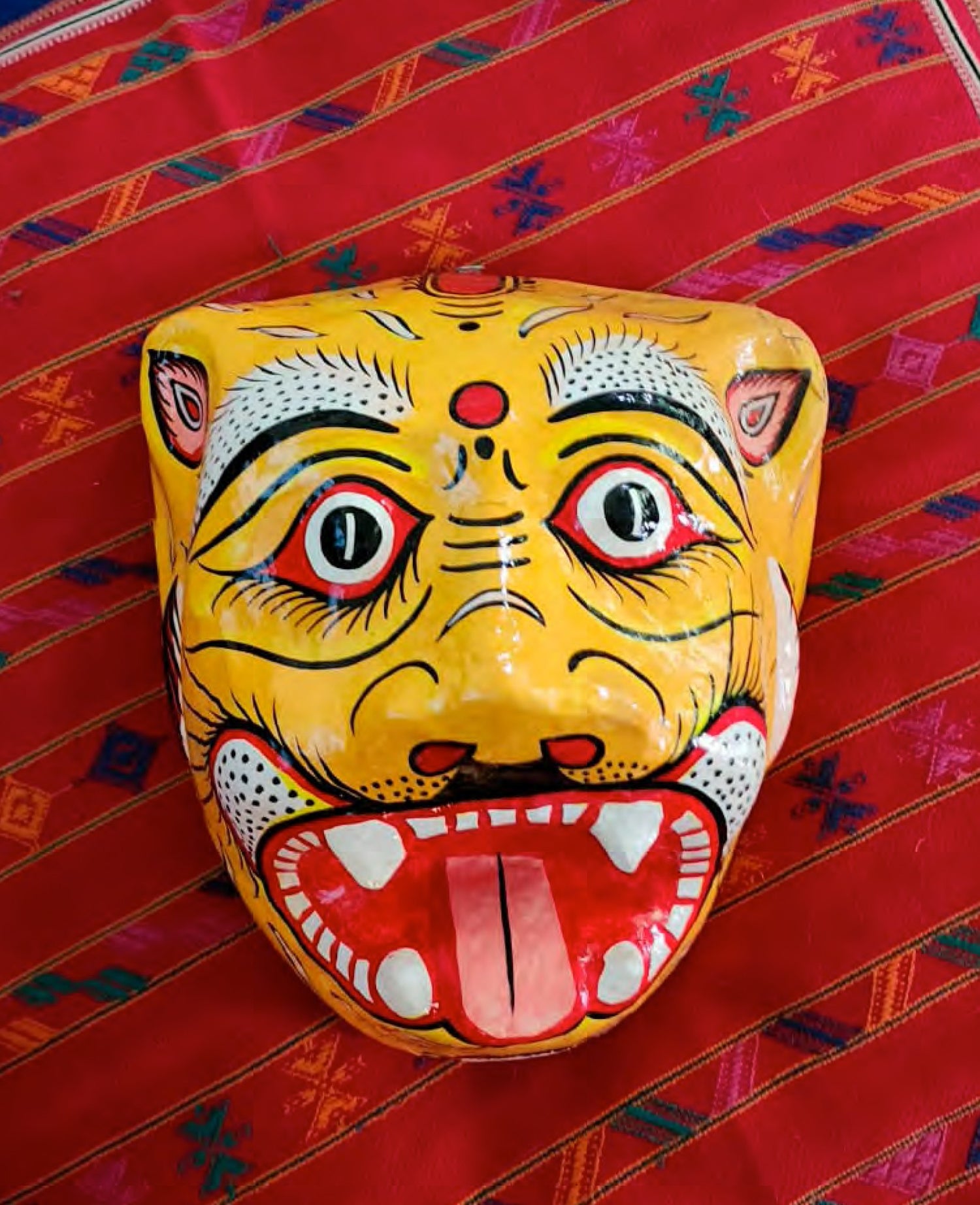 Tiger Mask - Large - Yellow