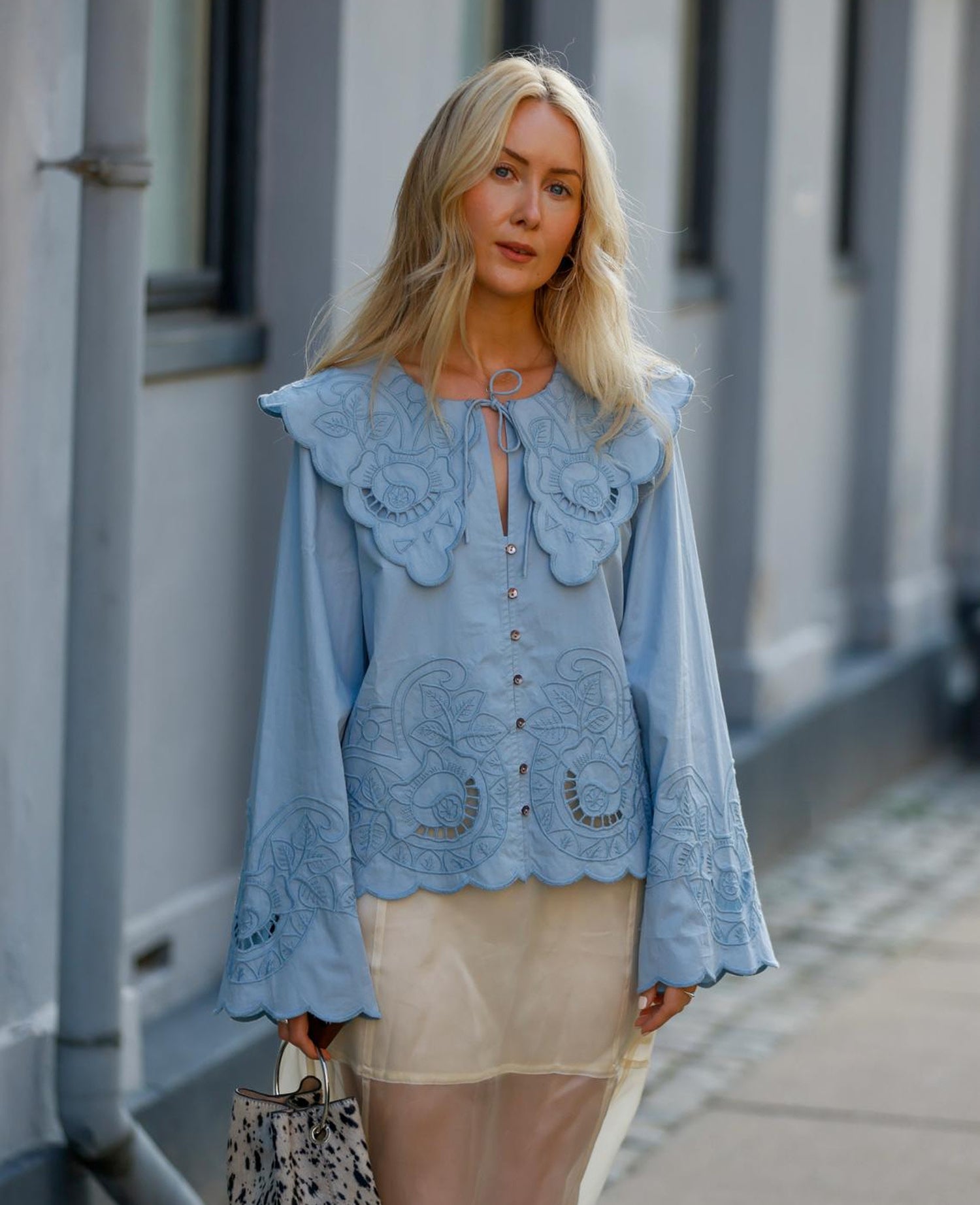 Cameron Top - Soft Blue