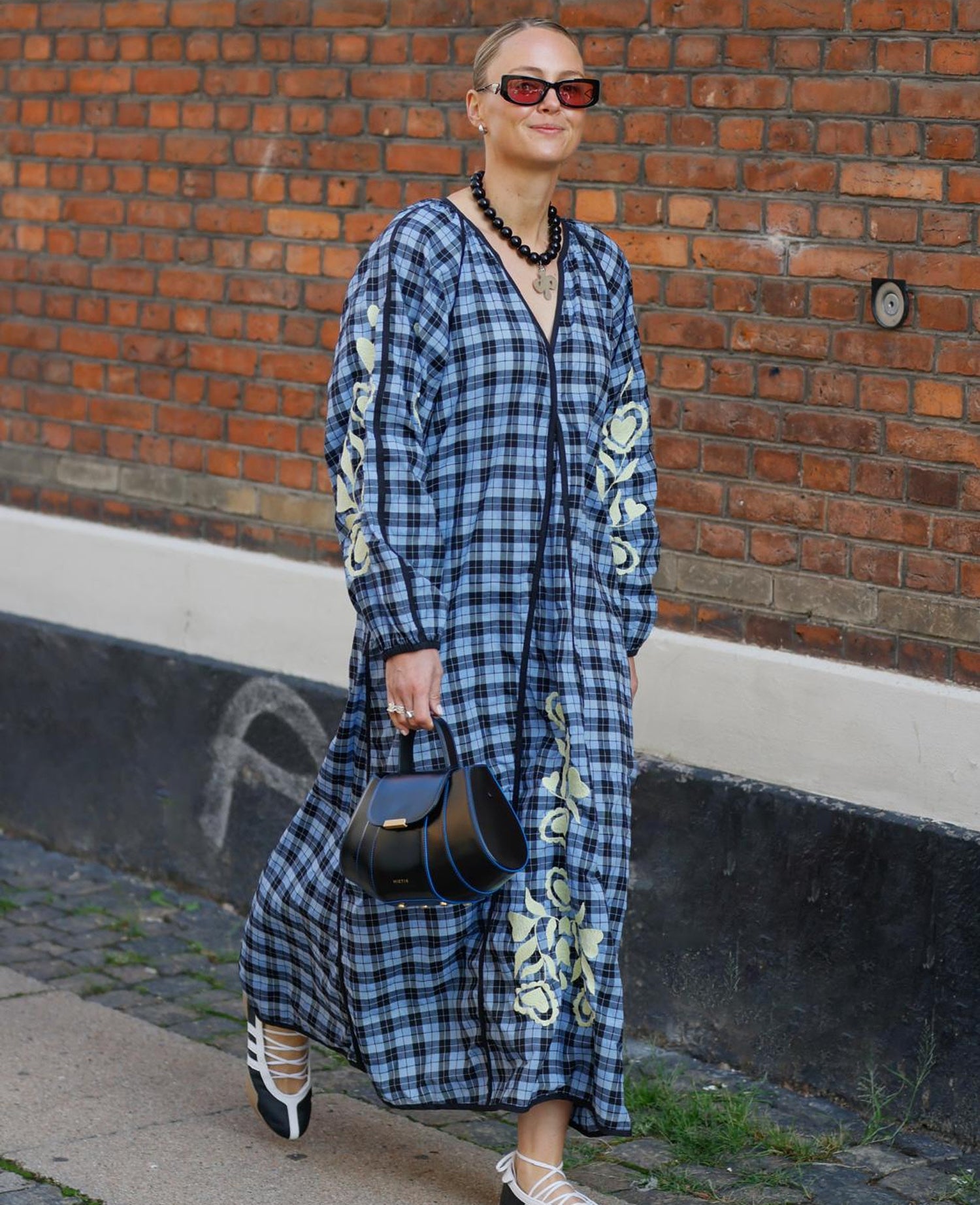 Fran Dress - Blue Checks