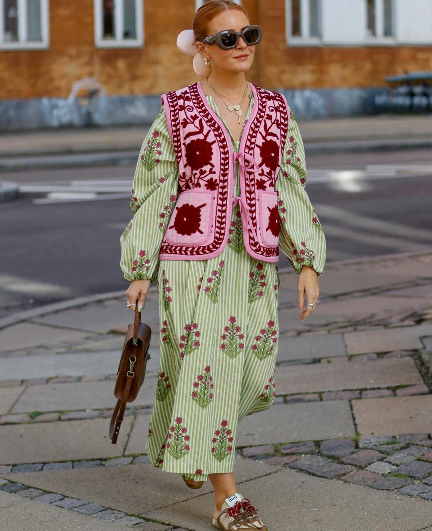 Lara Dress - Poetic Green