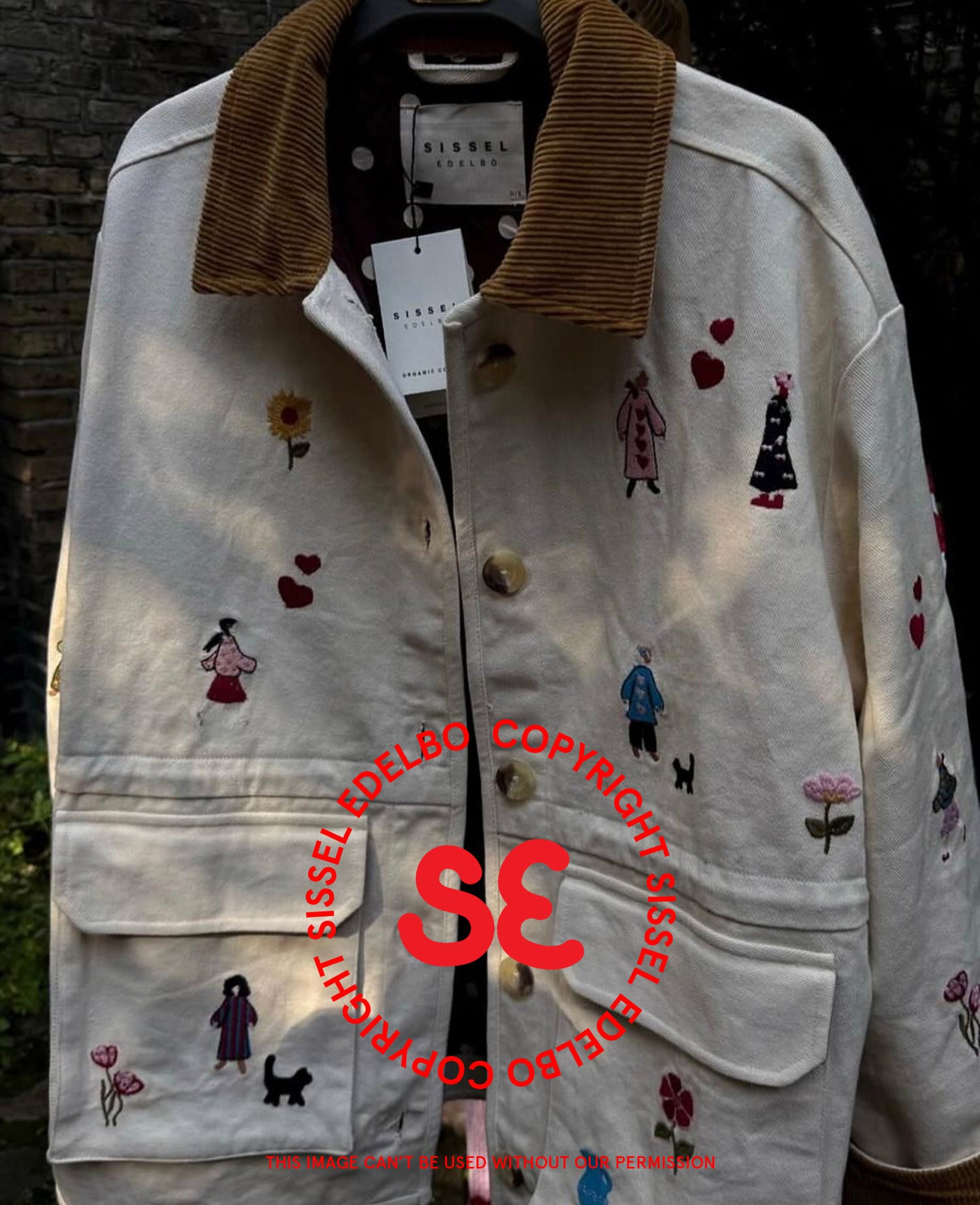 Cara Jacket - White Swan