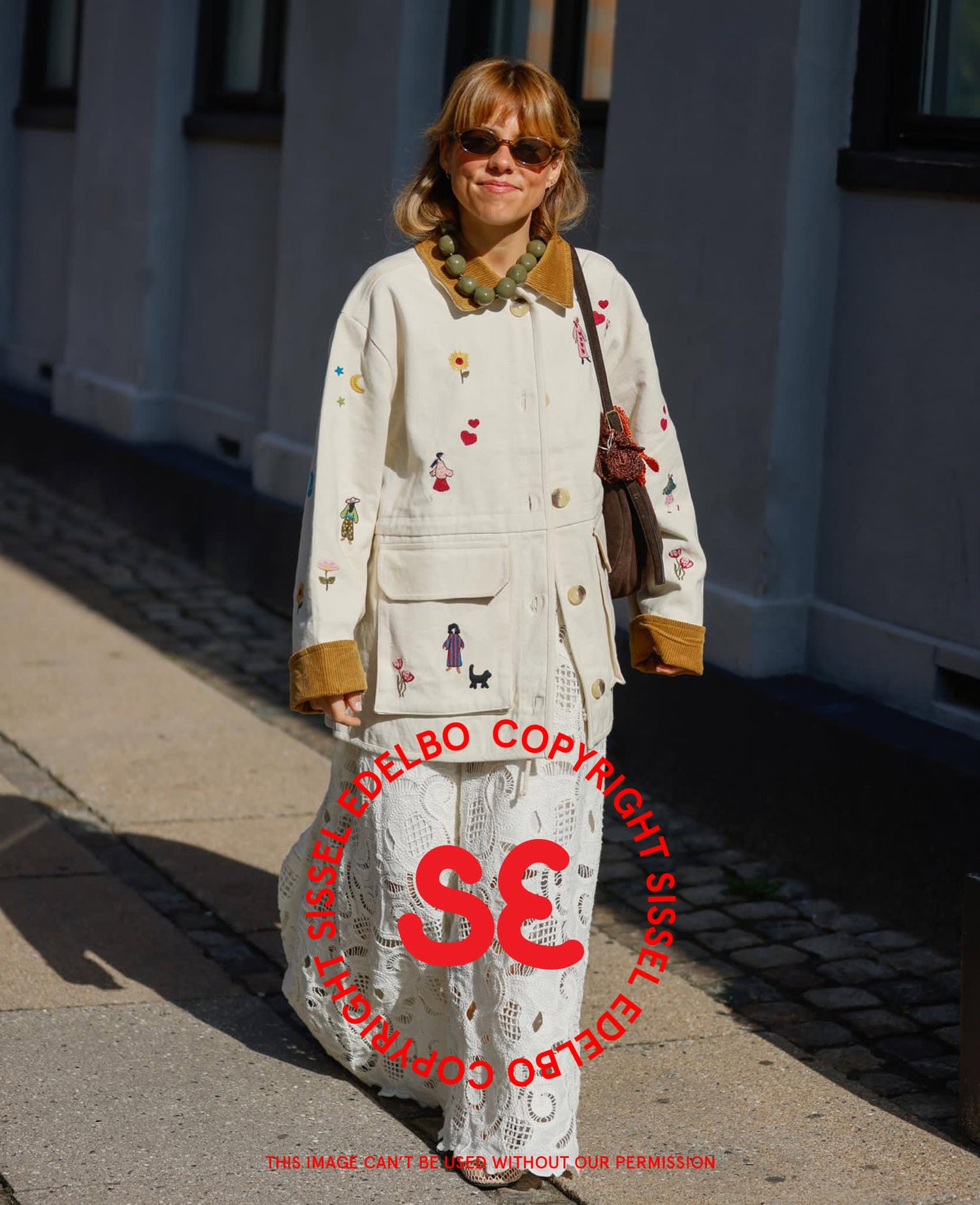 Cara Jacket - White Swan